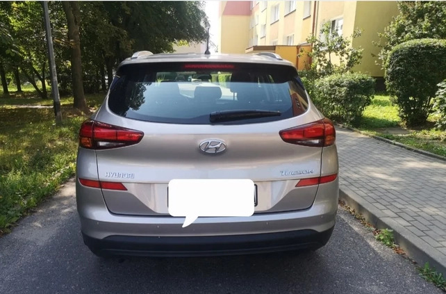 Hyundai Tucson cena 92700 przebieg: 28100, rok produkcji 2020 z Bełchatów małe 121